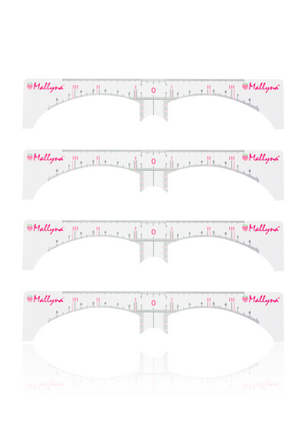 EYEBROWS STICKY SYMMETRY RULER - Mallyna® Lash & Brow