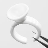DISPOSABLE GLUE RINGS - SINGLE SECTION CUP (SET OF 100) - Mallyna® Lash & Brow