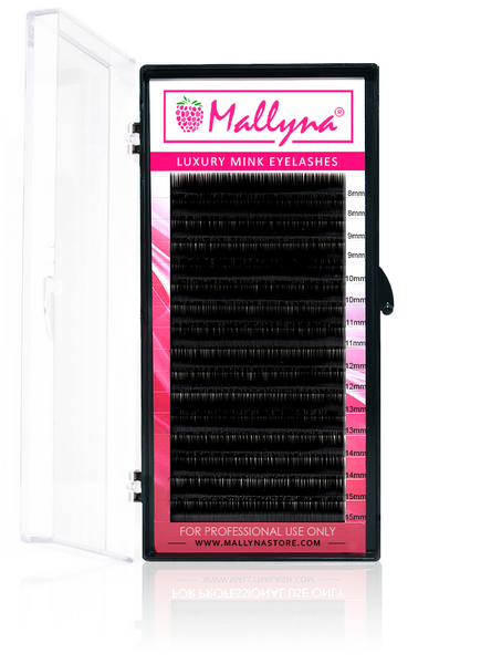 LUXURY FAUX MINK LASHES (MIXED TRAY) 8-15mm - Mallyna® Lash & Brow